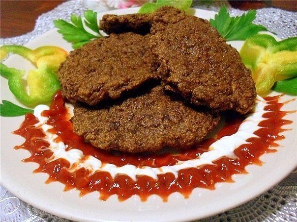 Нежные котлетки из печени Нежные котлетки из печени