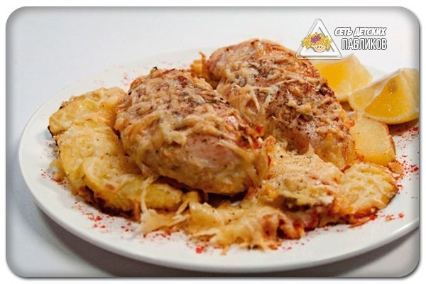 Куриные грудки в сливках под сыром. Куриные грудки в сливках под сыром.
