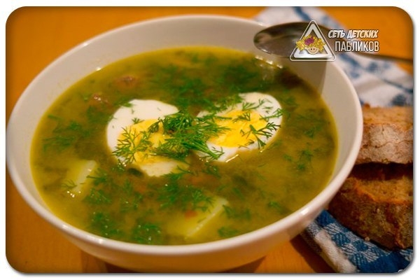 Щи из щавеля с курицей. Щи из щавеля с курицей.