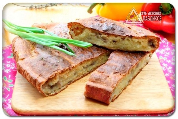 Быстрый пирог с картошкой. Быстрый пирог с картошкой.