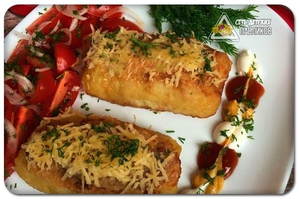 Картофельные трубочки с мясом. Картофельные трубочки с мясом.