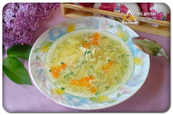 Самый простой суп без мяса.