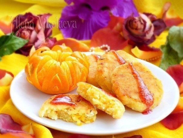 Сырники с мандаринами.
