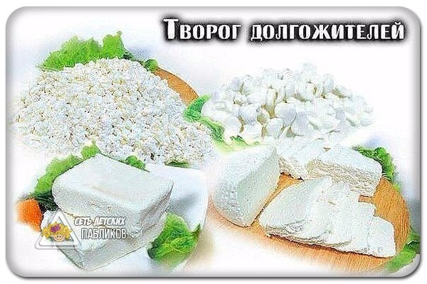 Творог долгожителей. Творог долгожителей.