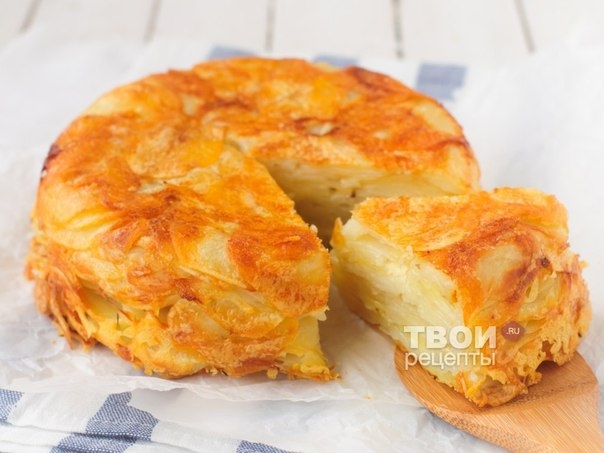 Картофельная запеканка с сыром для школьника