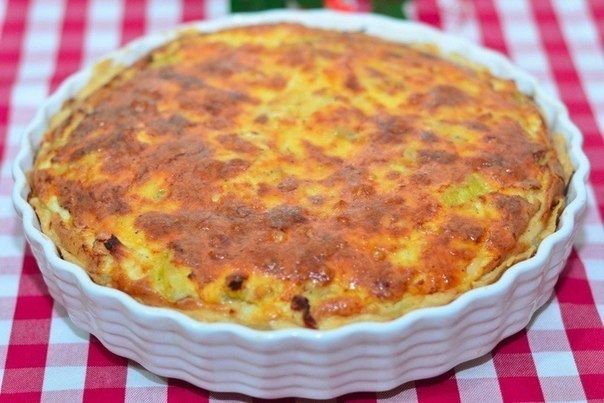 Киш с курицей и кабачком. Киш с курицей и кабачком.