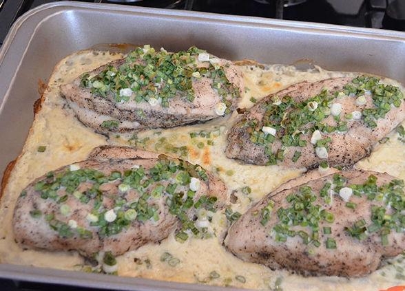 Куриная грудка в сливках. Куриная грудка в сливках.