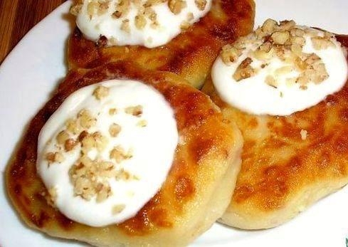 Медовые сырники. Медовые сырники.