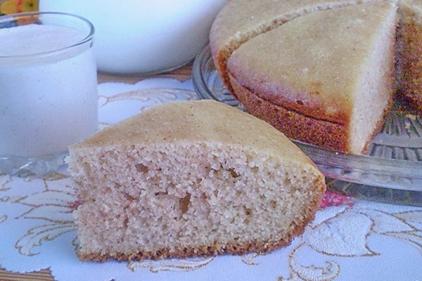 Классический манник на кефире.