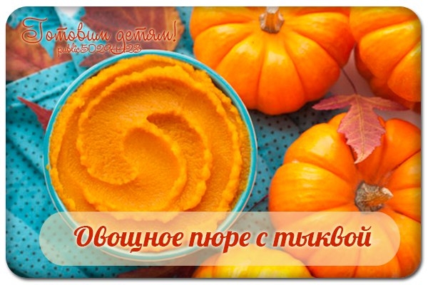 Овощное пюре с тыквой. Овощное пюре с тыквой.