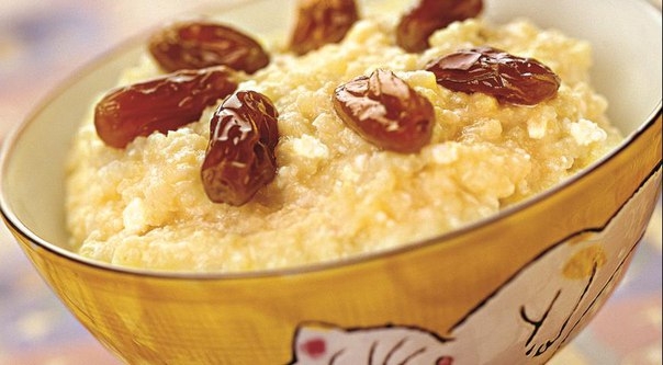 ПШЕННАЯ КАША С ИЗЮМОМ И ТВОРОГОМ