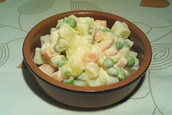 ОВОЩНОЙ САЛАТ С ЯБЛОКАМИ