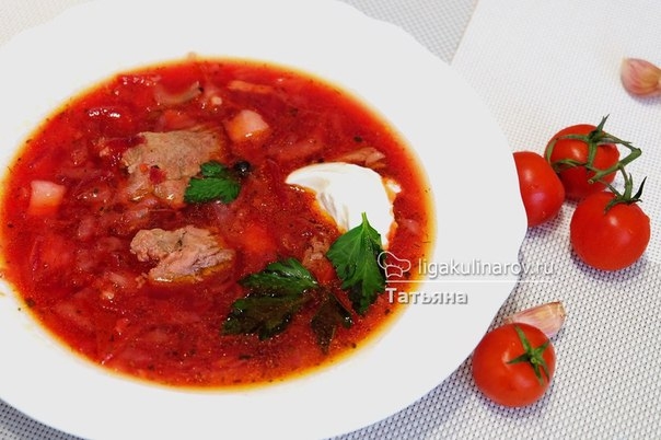 БОРЩ С ГОВЯДИНОЙ БОРЩ С ГОВЯДИНОЙ