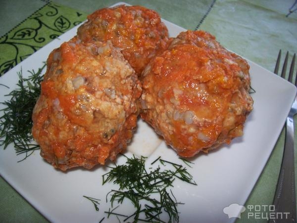 ТЕФТЕЛИ С ГРЕЧКОЙ В ДУХОВКЕ