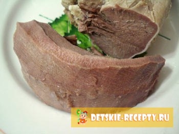 ПЮРЕ ИЗ ЯЗЫКА С РИСОМ И ОВОЩАМИ