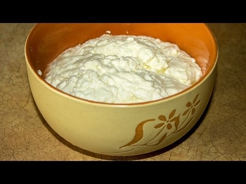 ДОМАШНИЙ ЭКСПРЕСС-ТВОРОГ ИЗ КЕФИРА И МОЛОКА