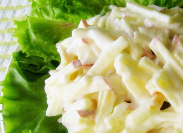 СЫРНЫЙ САЛАТ С ЯБЛОКОМ СЫРНЫЙ САЛАТ С ЯБЛОКОМ