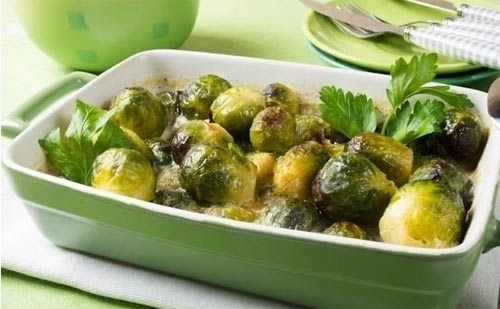 ЗАПЕКАНКА ИЗ БРЮССЕЛЬСКОЙ КАПУСТЫ