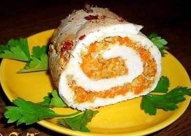 ДЕТСКИЕ КУРИНЫЕ РУЛЕТИКИ С МОРКОВКОЙ, НА ПАРУ ДЕТСКИЕ КУРИНЫЕ РУЛЕТИКИ С МОРКОВКОЙ, НА ПАРУ