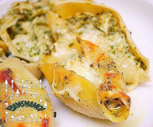 ФАРШИРОВАННЫЕ РАКУШКИ ПОД СЛИВОЧНЫМ СОУСОМ (с двух лет)
