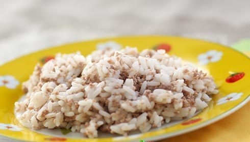 Рисовая каша с мясом: с 1 года
