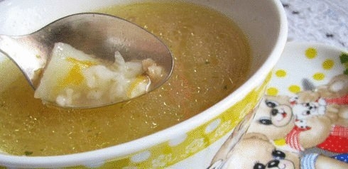 Куриный суп со звездочками &mdash;