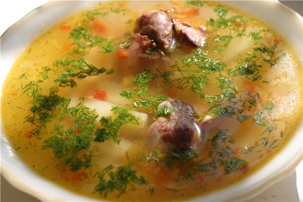 ✿ СУП КАРТОФЕЛЬНЫЙ С КУРИНЫМИ ПОТРОХАМИ. ДЕРЕВЕНСКИЙ БАБУШКИН СУП. ✿