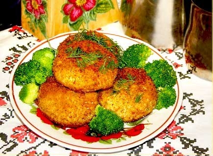 Нежные котлетки из индейки с овсяными хлопьями