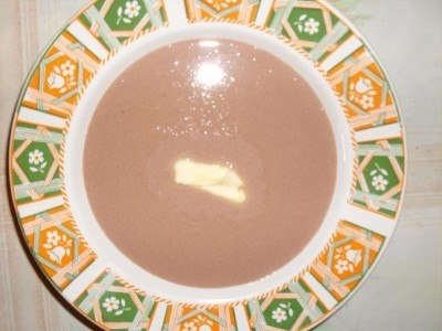 Каша манная с какао. Каша манная с какао.