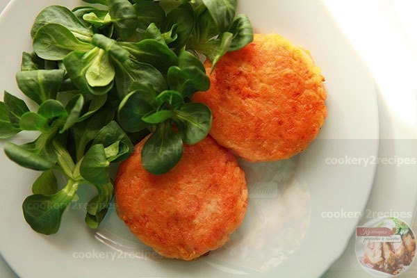 Сладкие морковные котлеты