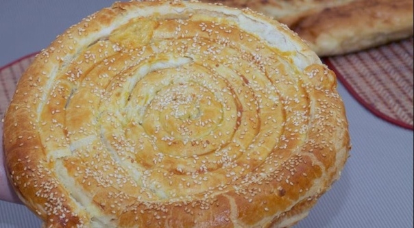 Пирог "Улитка с сыром"
