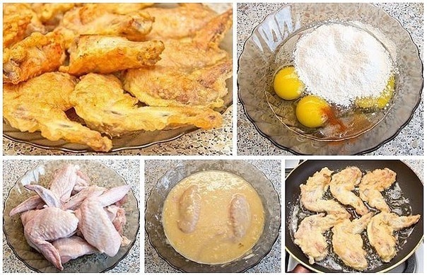 КУРИНЫЕ КРЫЛЫШКИ В КЛЯРЕ - хрустящие снаружи и сочные внутри!
