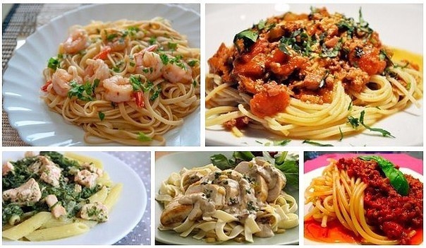 ПЯТЬ ВКУСНЕЙШИХ ПОДЛИВОК К МАКАРОНАМ