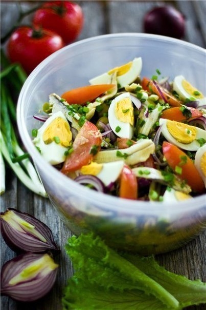 Салат Нисуаз(Niçoise). Салат Нисуаз(Niçoise).