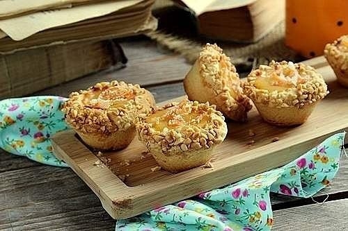 Печенье с апельсиновым курдом.