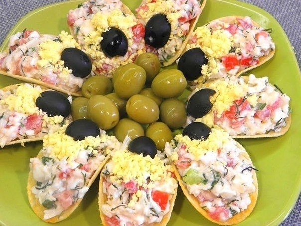 ТОП - 6 самых красивых и вкусных закусок.