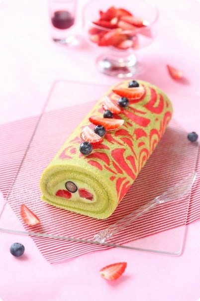 Фисташковый узорный рулет / Torta decorada de pistáchio. Фисташковый узорный рулет / Torta decorada de pistáchio.