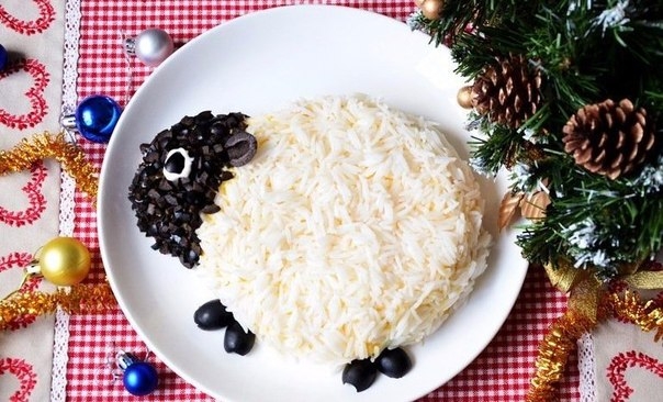 Очень вкусный салат "Овечка"
