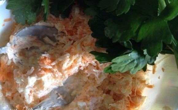 САЛАТ С РЕДЬКОЙ "ЛЕТНИЙ"