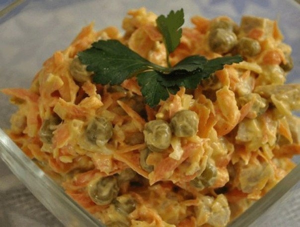 СЫТНЫЙ САЛАТИК "КУПЕЧЕСКИЙ"