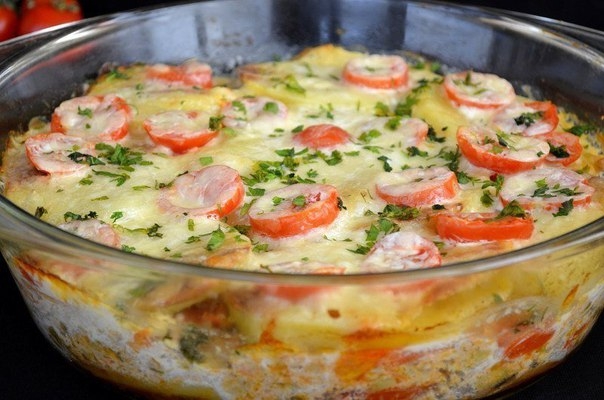 ЗАПЕКАНОЧКА С КАРТОШКОЙ И ФАРШЕМ ЗАПЕКАНОЧКА С КАРТОШКОЙ И ФАРШЕМ