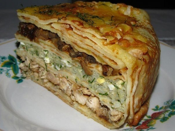 Блинный курник Блинный курник