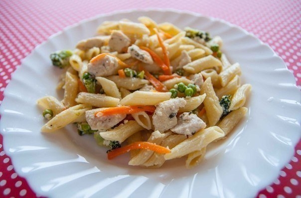ОЧЕНЬ ВКУСНАЯ КУРИНО-ОВОЩНАЯ ПАСТА
