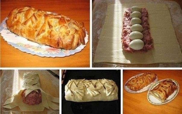 МЯСНОЙ РУЛЕТИК С ЯЙЦОМ В ТЕСТЕ МЯСНОЙ РУЛЕТИК С ЯЙЦОМ В ТЕСТЕ