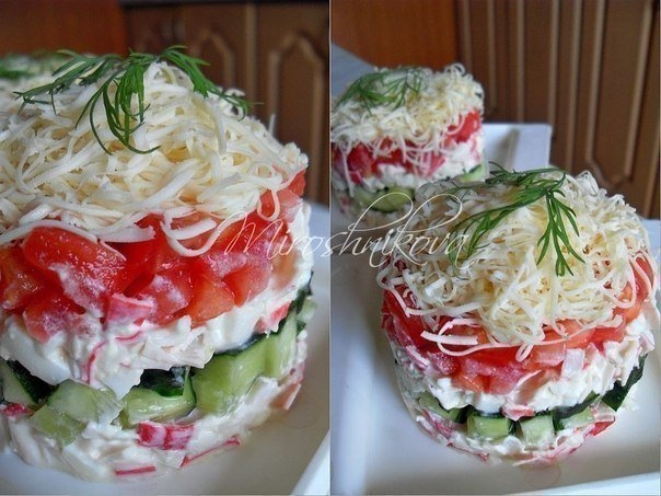 ВКУСНЫЕ САЛАТЫ СО СВЕЖИМИ ОГУРЧИКАМИ