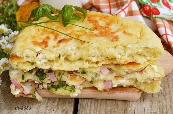 СЫРНЫЕ ЛЕПЕШКИ С РАЗНЫМИ НАЧИНКАМИ!