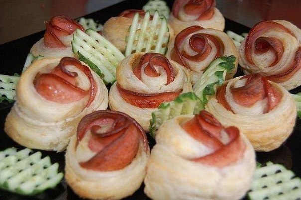 КОЛБАСНЫЕ РОЗОЧКИ!