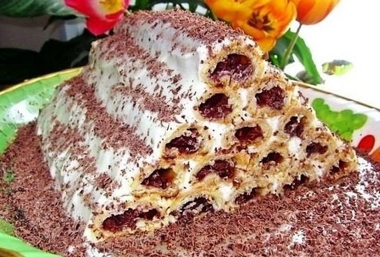 Вишневый торт "МОНАСТЫРСКАЯ ИЗБА" Вишневый торт "МОНАСТЫРСКАЯ ИЗБА"