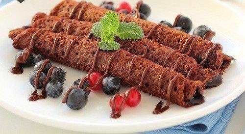 СУПЕР-ШОКОЛАДНЫЕ БЛИНЧИКИ НА МОЛОКЕ!
