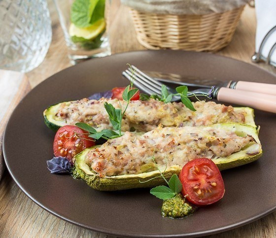 КАБАЧКИ ФАРШИРОВАННЫЕ С КУРИЦЕЙ!